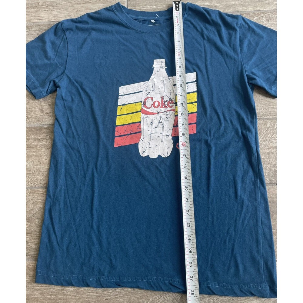 2013 Coca Cola Blue T Shirt Adult Size Medium Made From Recycled Bottles - Picture 4 of 5